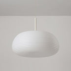 Scandi Ribbed Acrylic Pendant Light, Dimmable