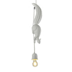 Art Deco Squirrel Pendant Light with Pine Cone Holder