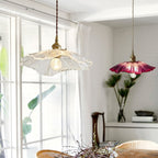 Lotus Flower Pendant Light with Adjustable Cord, 35 cm