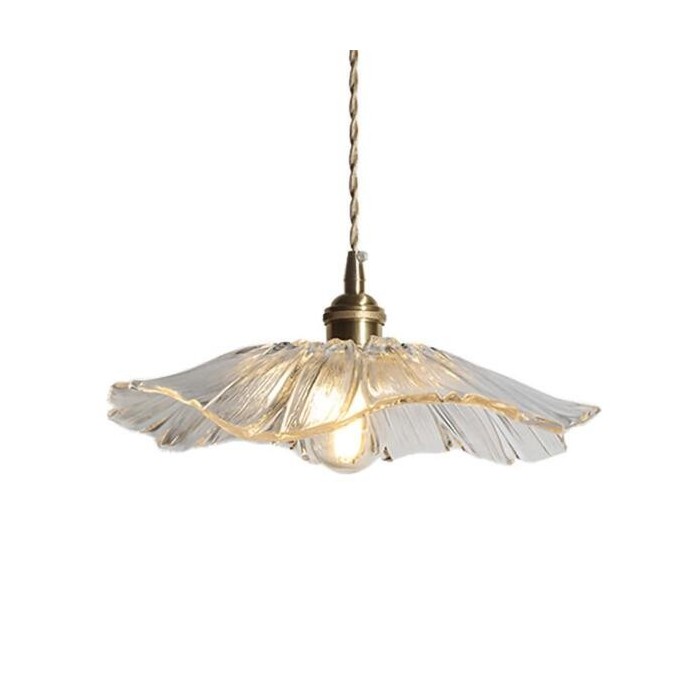 Lotus Flower Pendant Light with Adjustable Cord, 35 cm