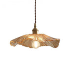 Lotus Flower Pendant Light with Adjustable Cord, 35 cm