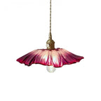 Lotus Flower Pendant Light with Adjustable Cord, 35 cm