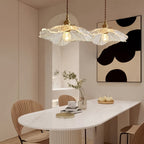 Lotus Flower Pendant Light with Adjustable Cord, 35 cm