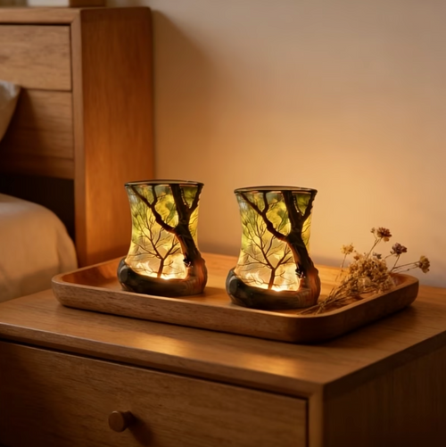Battery Tree Branch Decorative Lamp with Warm LED Glow