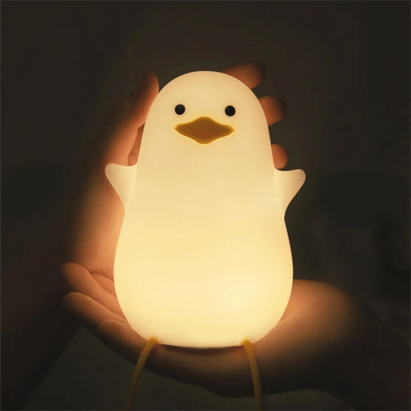 Kids Animal Night Light with Timer, BPA-Free Silicone