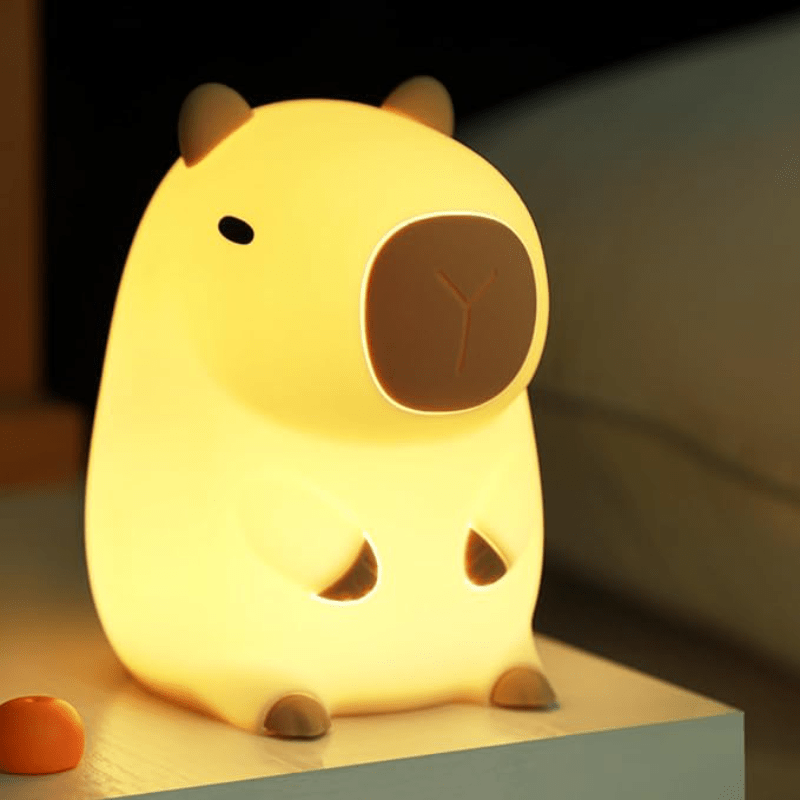 Kids Animal Night Light with Timer, BPA-Free Silicone