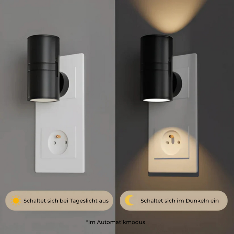 Plug-In LED Night Light with Dusk Sensor and Dimming