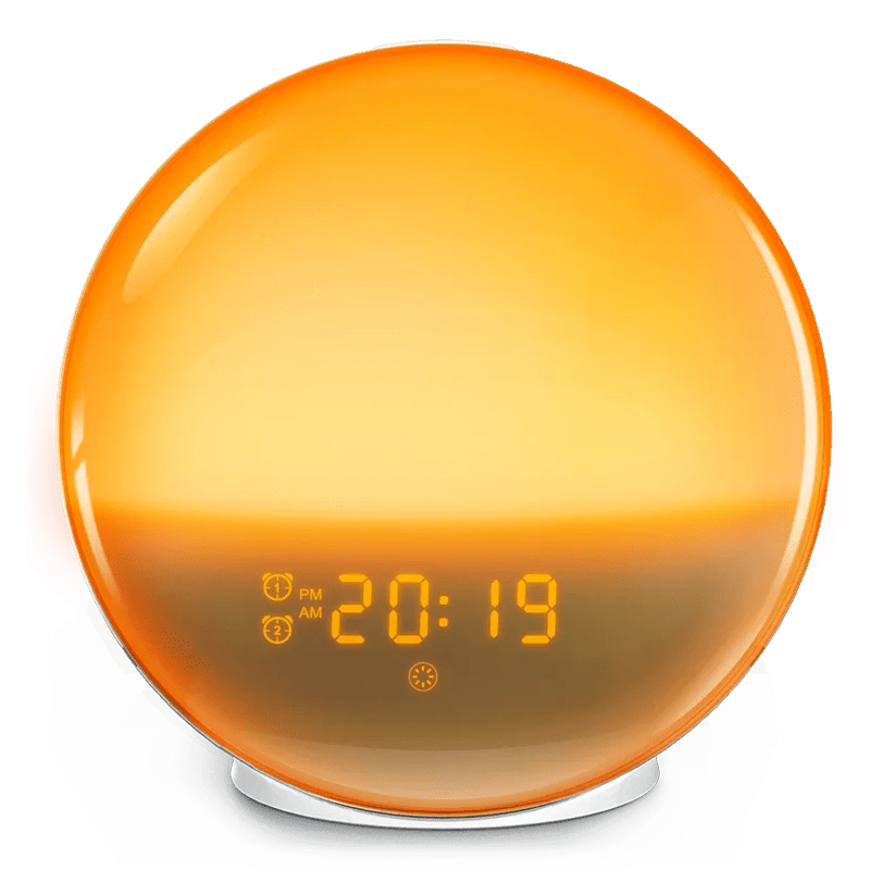 Sunrise Alarm Clock Bedside Lamp with FM Radio and USB Port