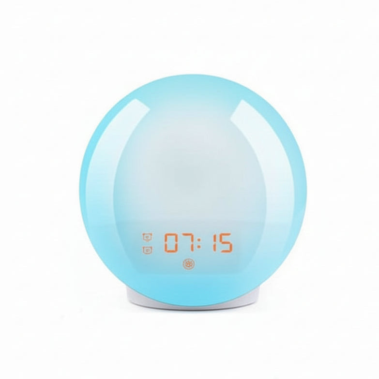 Sunrise Alarm Clock Bedside Lamp with FM Radio and USB Port