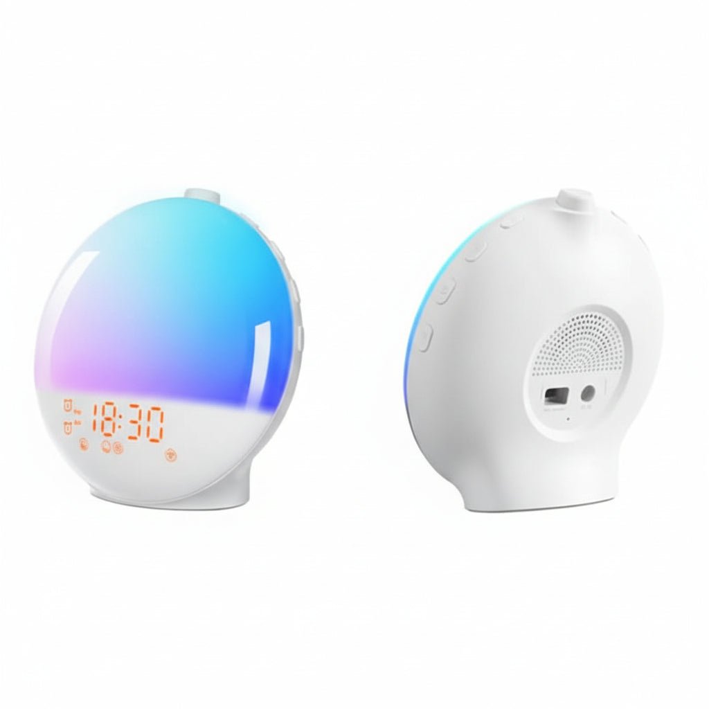 Sunrise Alarm Clock Bedside Lamp with FM Radio and USB Port