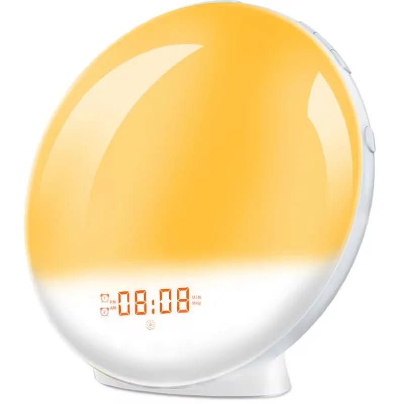 Sunrise Alarm Clock Bedside Lamp with FM Radio and USB Port