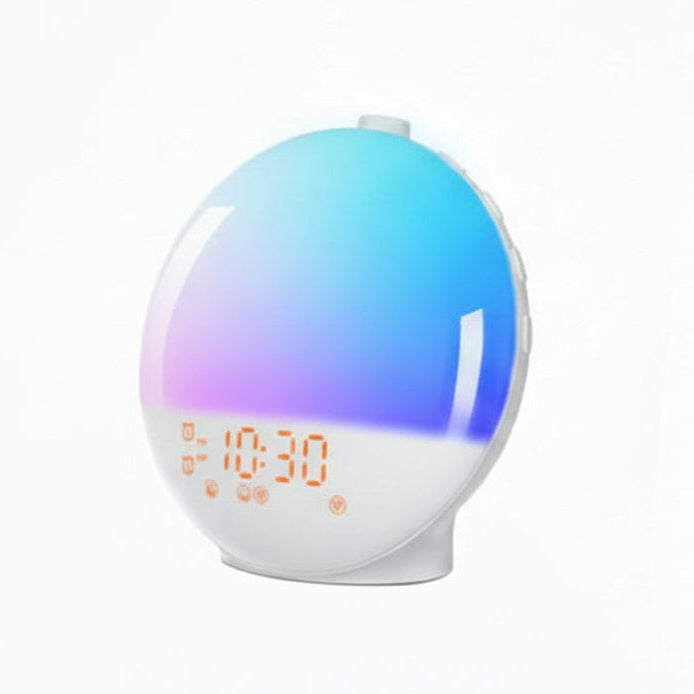 Sunrise Alarm Clock Bedside Lamp with FM Radio and USB Port