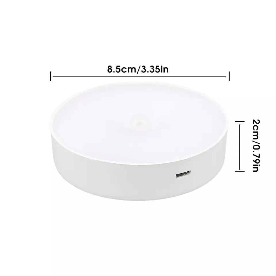 Motion Sensor LED Night Light, USB Rechargeable, Magnetic
