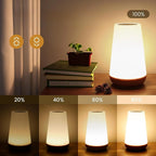 RGB Night Light Table Lamp with Remote, 13 Colours