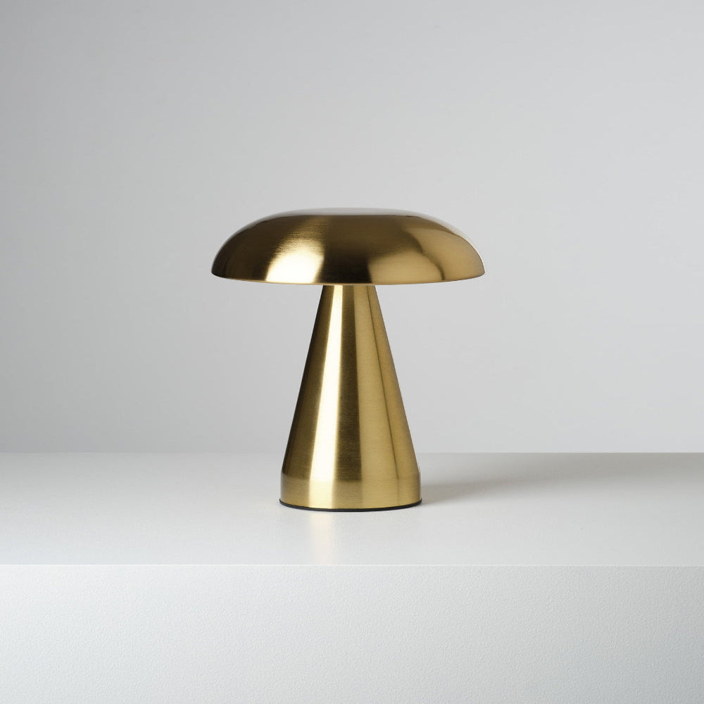 Cordless Retro Mushroom Table Lamp, Rechargeable LED