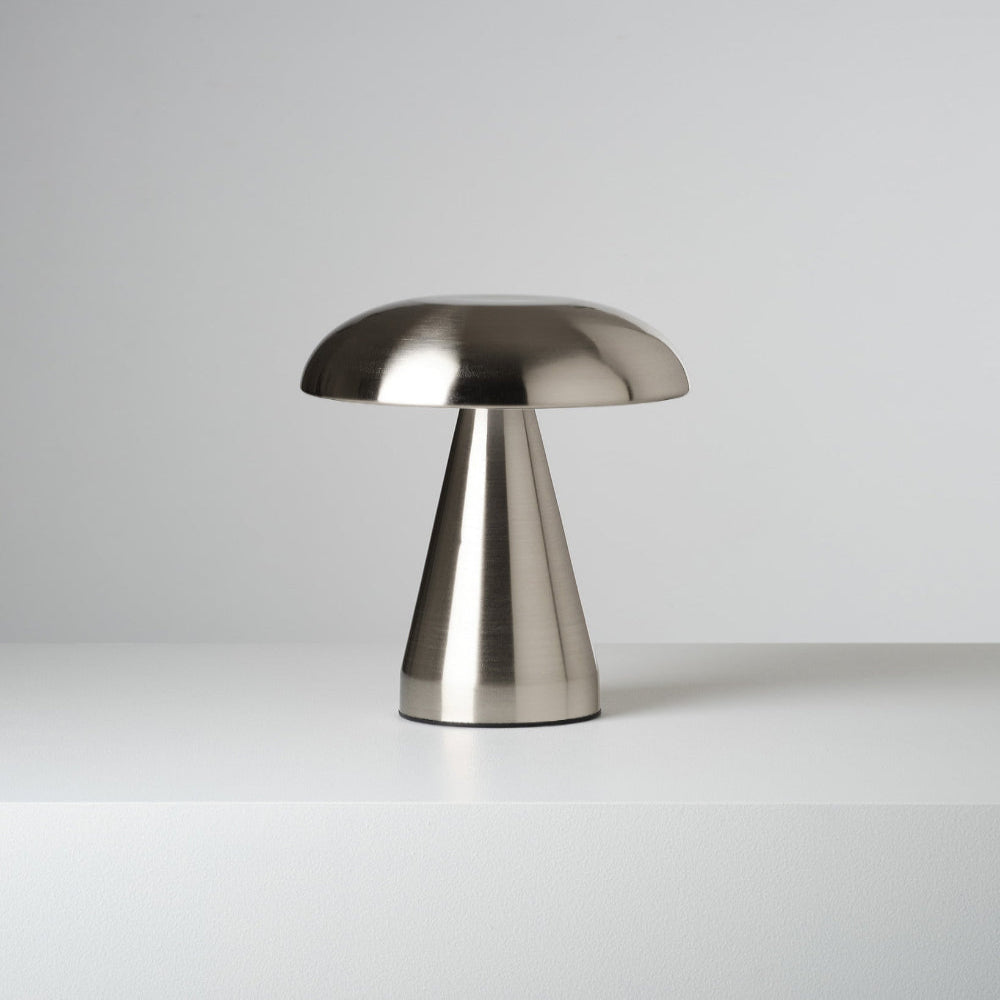 Cordless Retro Mushroom Table Lamp, Rechargeable LED