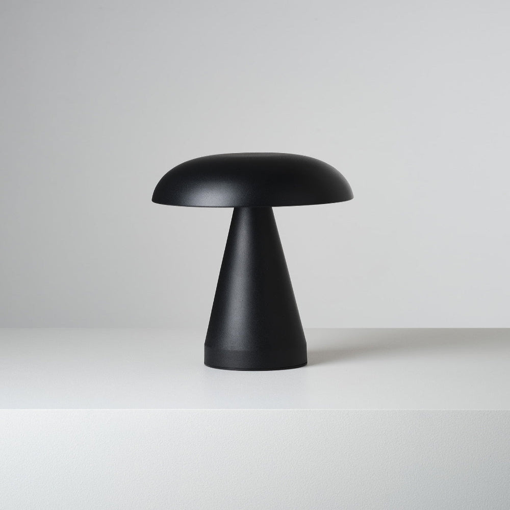 Cordless Retro Mushroom Table Lamp, Rechargeable LED