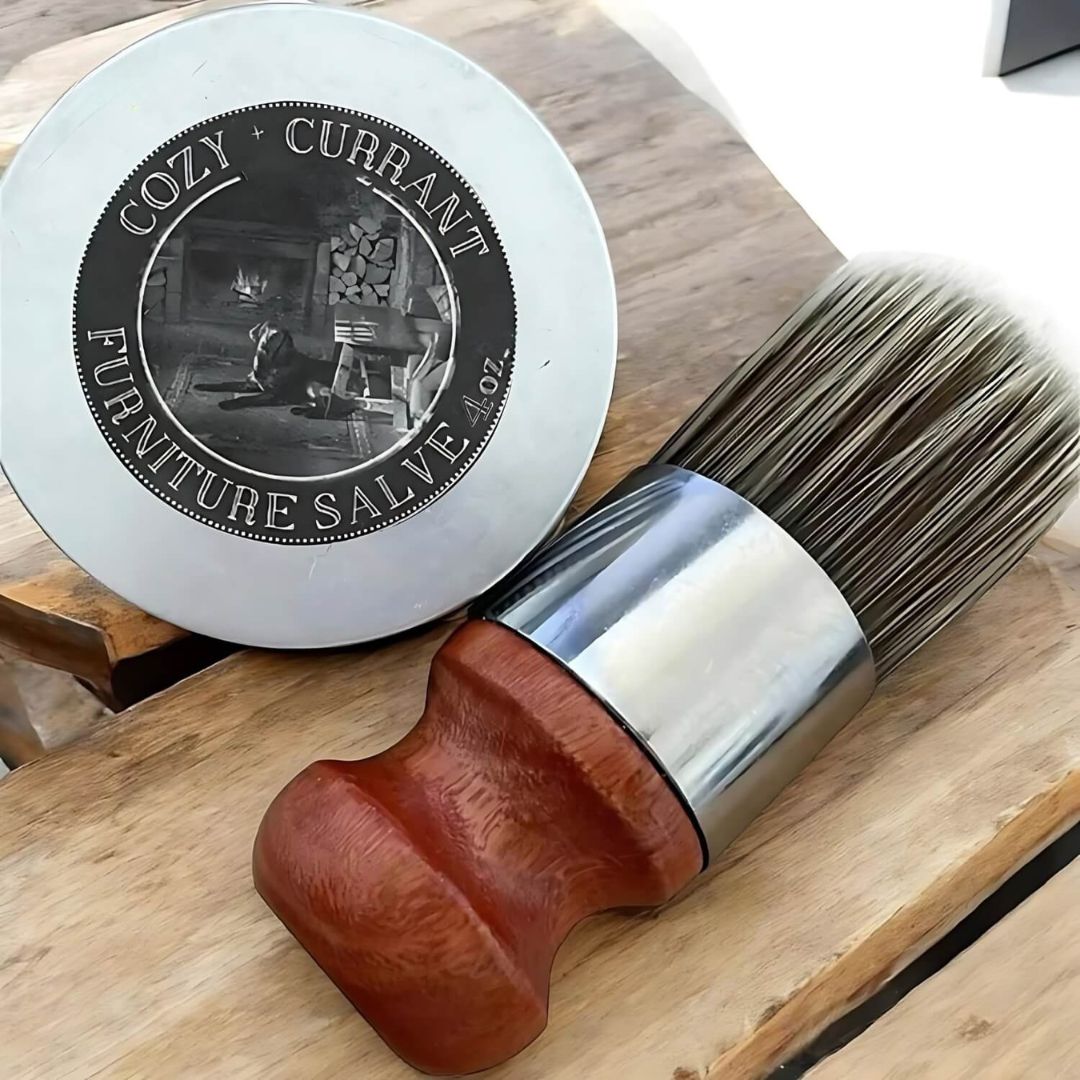 Colourless Leather Balm with Applicator for Sofas and Car Seats