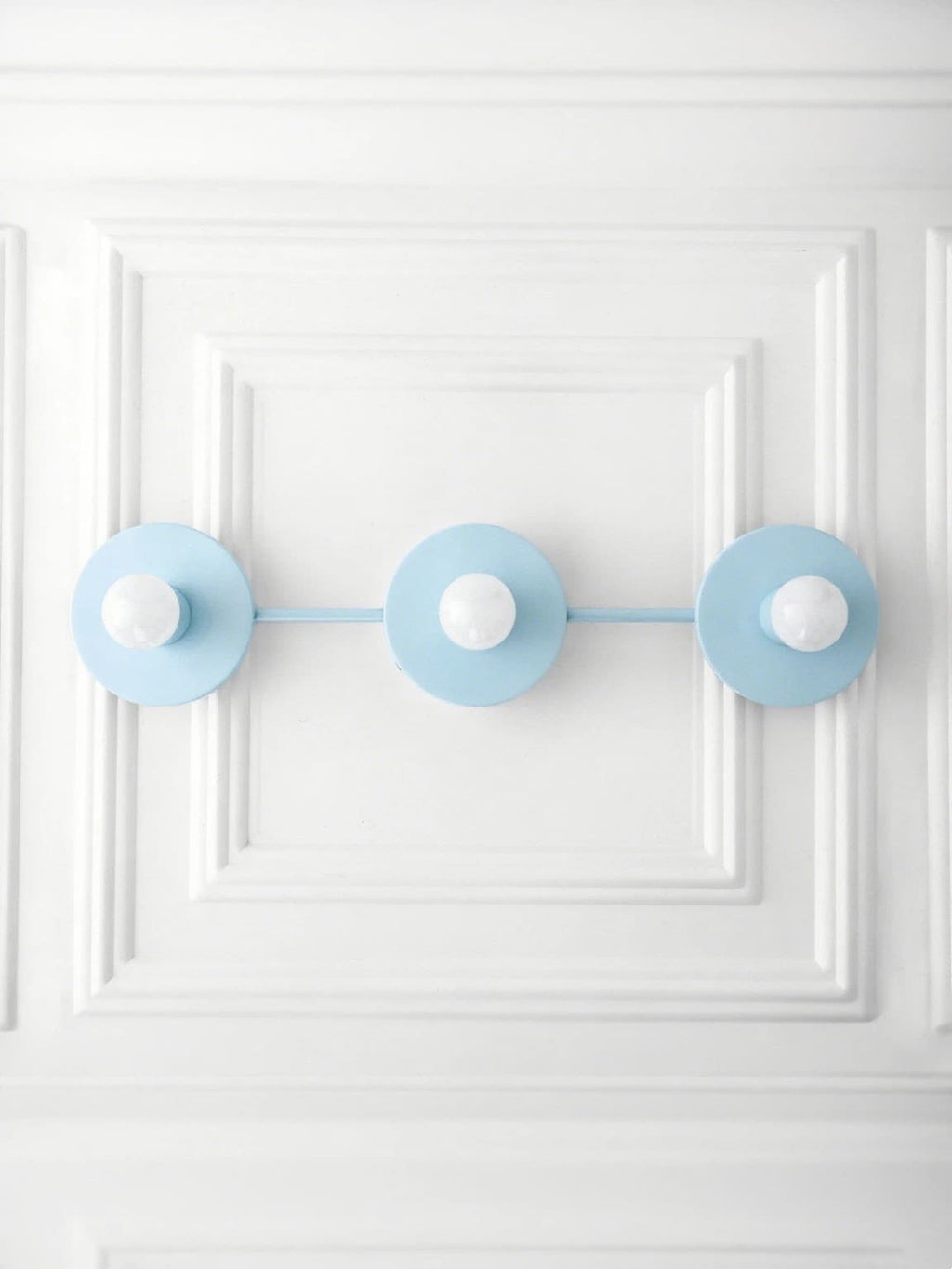 Minimalist 3-Light Wall Light, 55.9cm Wide, Eight Colours