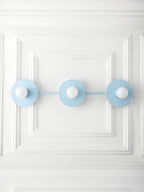 Minimalist 3-Light Wall Light, 55.9cm Wide, Eight Colours