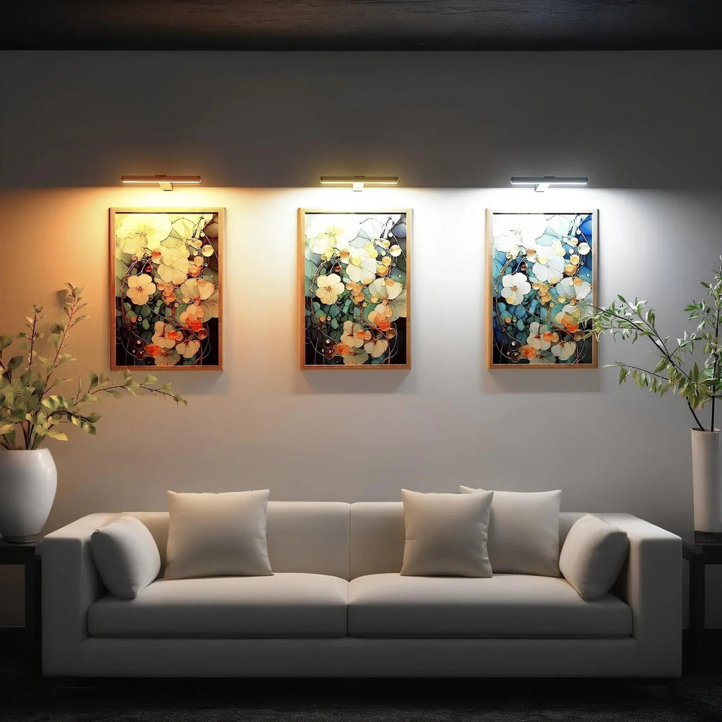 Cordless LED Picture Light, Rechargeable and Dimmable