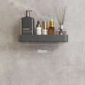Bathroom Wall Shelf with Towel Rail, 30 to 60 cm