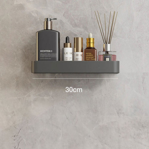 Bathroom Wall Shelf with Towel Rail, 30 to 60 cm