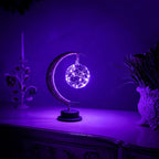 Decorative Moon Lamp with Crater Texture, Battery Powered