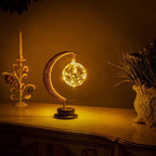 Decorative Moon Lamp with Crater Texture, Battery Powered