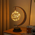 Decorative Moon Lamp with Crater Texture, Battery Powered