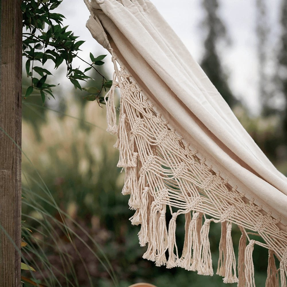 Handwoven Macrame Cotton Hammock, Double, 200x150cm