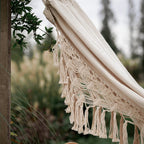 Handwoven Macrame Cotton Hammock, Double, 200x150cm