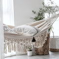 Handwoven Macrame Cotton Hammock, Double, 200x150cm