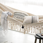 Handwoven Macrame Cotton Hammock, Double, 200x150cm