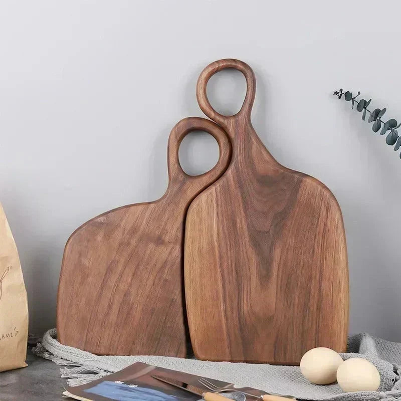 Reversible Walnut Chopping Board Set, Prep and Serve