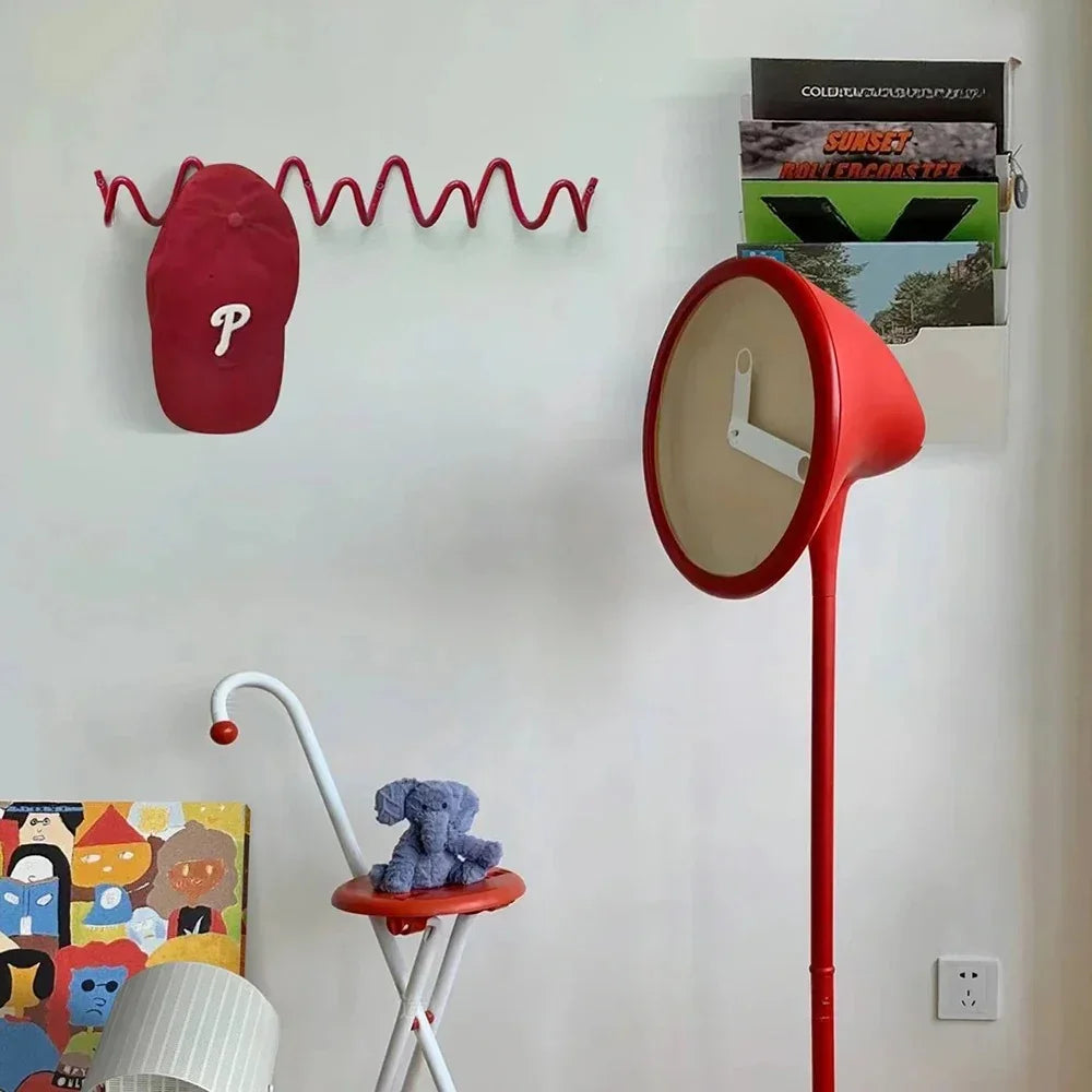 Wave Design Metal Wall Coat Rack with 3 or 5 Hooks