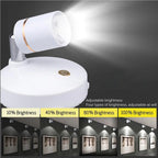 Cordless LED Spotlight, Dimmable with Remote Control