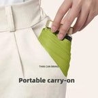 Compact Folding Travel Umbrella, UV Coating, Windproof Frame