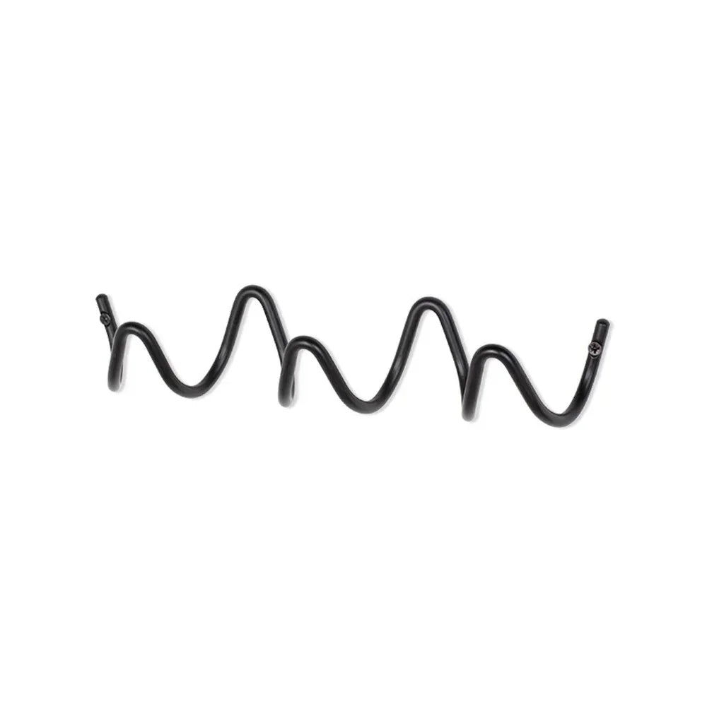 Wave Design Metal Wall Coat Rack with 3 or 5 Hooks