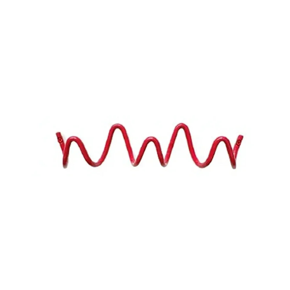Wave Design Metal Wall Coat Rack with 3 or 5 Hooks