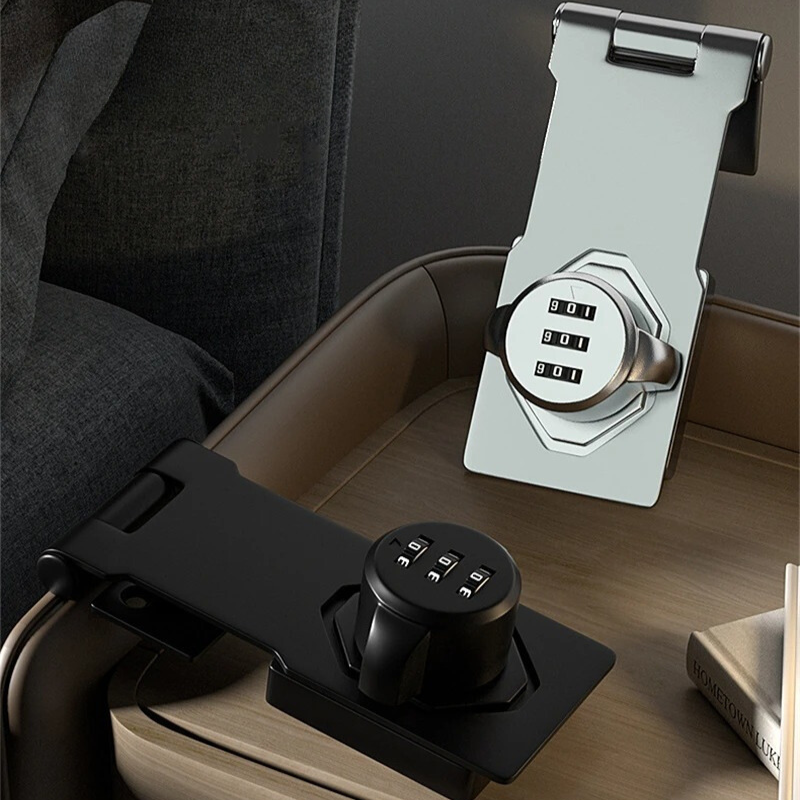 Keyless Combination Cabinet Lock, 1000 Codes, Zinc Alloy