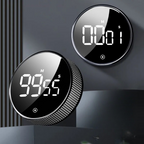 Digital Kitchen Timer with LED Display and Magnetic Back