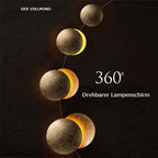 Eclipse LED Wall Light in Metal, Shadow Effect, 20 or 25cm