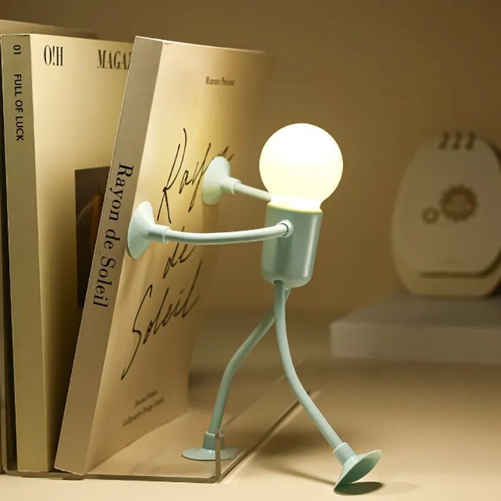 Bendable LED Figure Night Light with Suction Cup