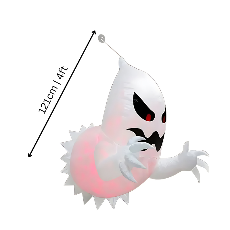 Inflatable LED Ghost 180 cm with Colour-Changing Lights