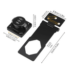 Keyless Combination Cabinet Lock, 1000 Codes, Zinc Alloy