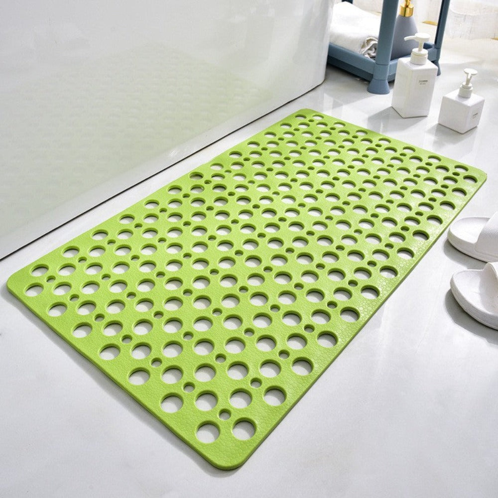 Non-Slip Shower Mat with Suction Cups and Drainage Holes
