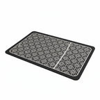 Absorbent Dish Drying Mat with Geometric Tile Pattern