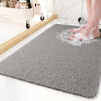 Non-Slip Shower Mat with Open Drainage Design
