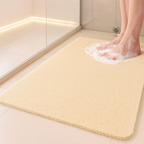 Trimmable Non-Slip Shower Mat with Open Drainage Weave